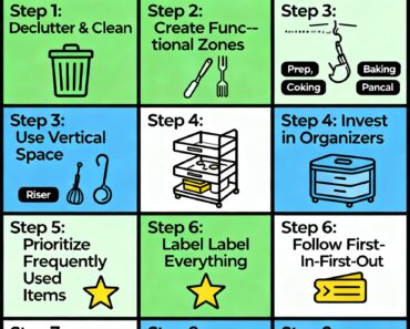 How to Organize Your Kitchen Cabinets for Maximum Efficiency